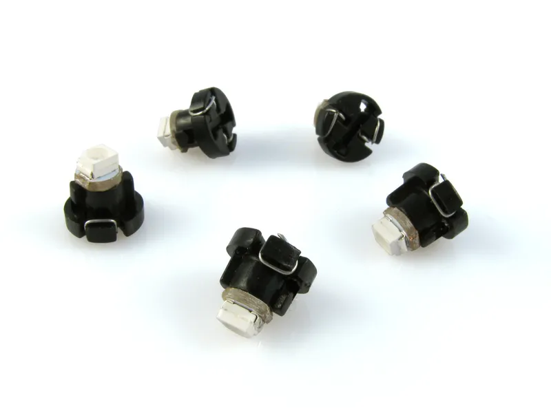 LED Lampa Diod Neo Wedge T3 Grön 5-pack