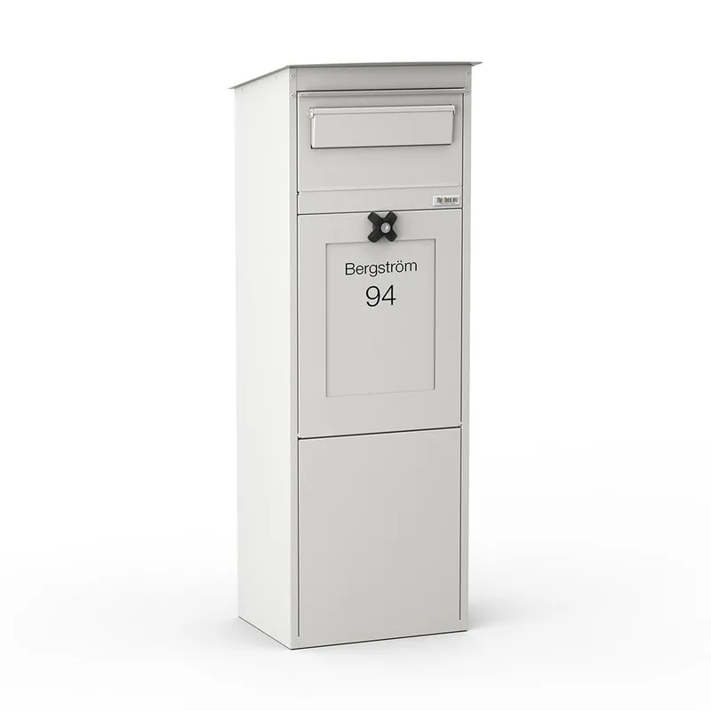 Paketpostlåda Karl Vit – NCS S 0500-N