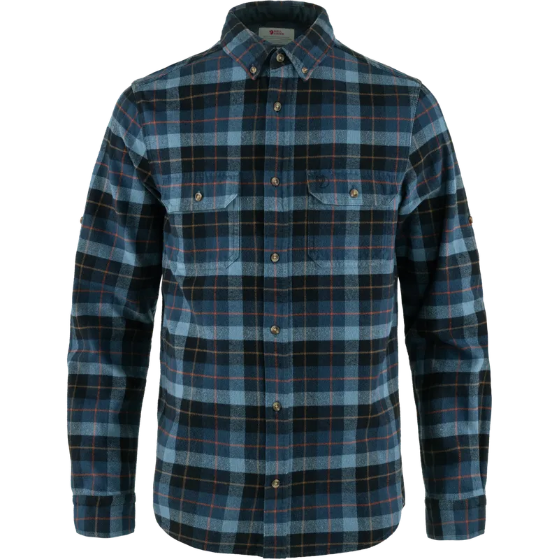 Fjällräven Men’s Singi Heavy Flannel Shirt Dark Navy/Indigo Blue