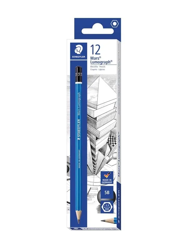Staedtler Pencil Mars Lumograph 5B 12 pcs