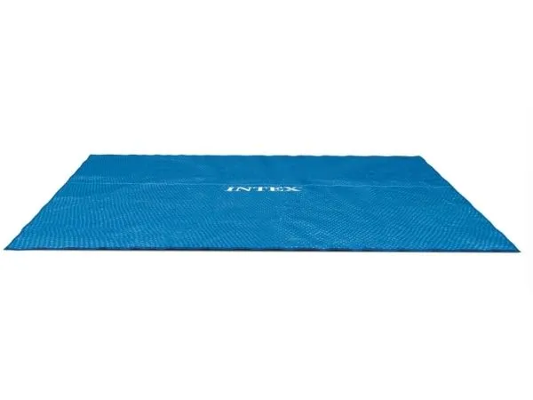 Intex Poolöverdrag solenergi blå 716×346 cm polyeten