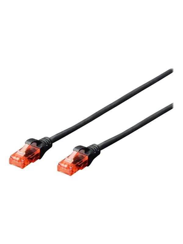 DIGITUS Professional patch cable - 5 m - black - Svart - 5m (#2066)