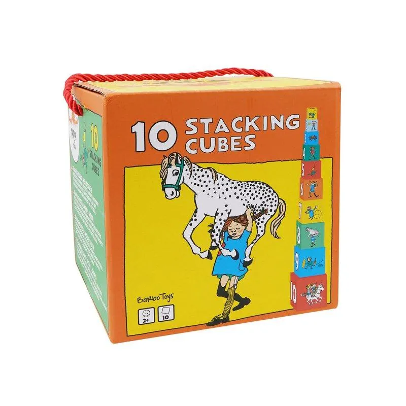 Barbo Toys Pippi - Stacking Cubes
