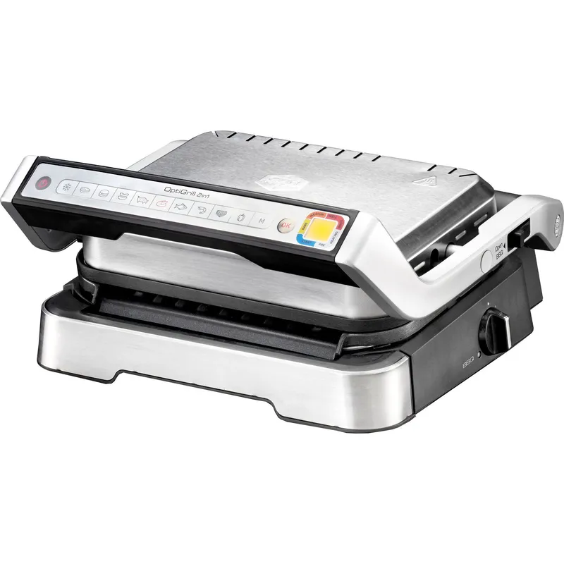 OBH Nordica Optigrill GO772DS0 2-in-1 bordsgrill Rostfritt stål