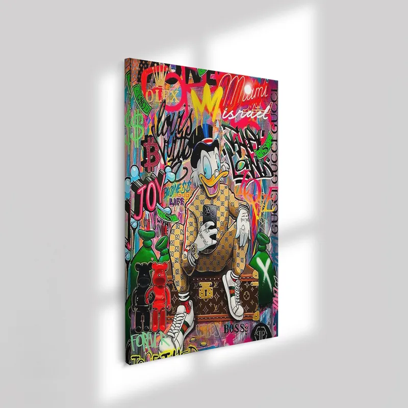 Canvas – Pengar vägg / Boss
