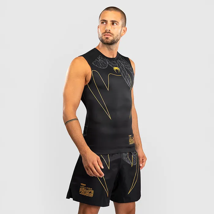 Serpenti Rashguard Ärmellös Svart Silver Guld (#8727)