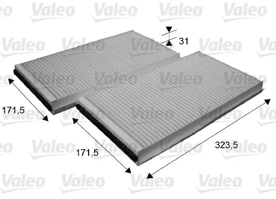 Kupéfilter VALEO 698863