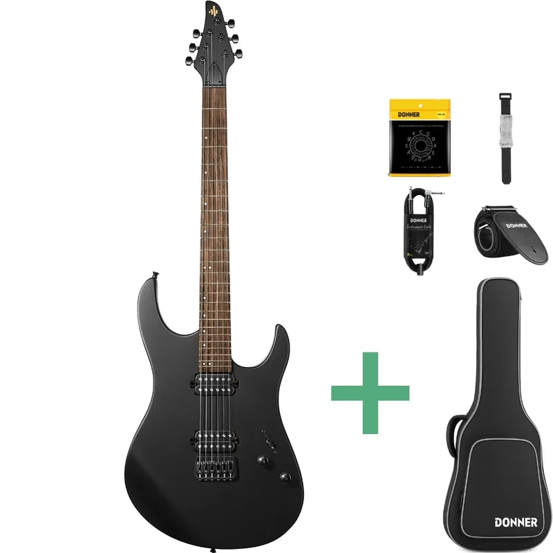 Donner DMT-100 B elgitarr svart