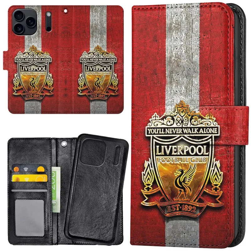 iPhone 17 Pro – Plånboksfodral/Skal Liverpool