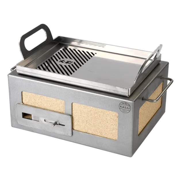 Kasai Konro Yakitori Grill Nano Pro + Plancha Stekplatta/Grillgaller