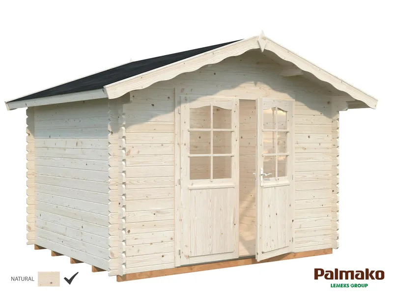 Palmako Vivian Stuga 7,2 m²/inv. 6,9 m², obehandlad