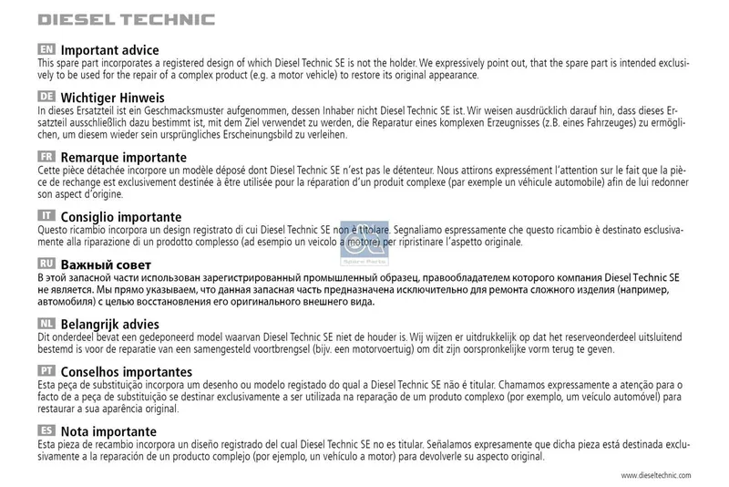 Stötfångare DT Spare Parts 12.82284