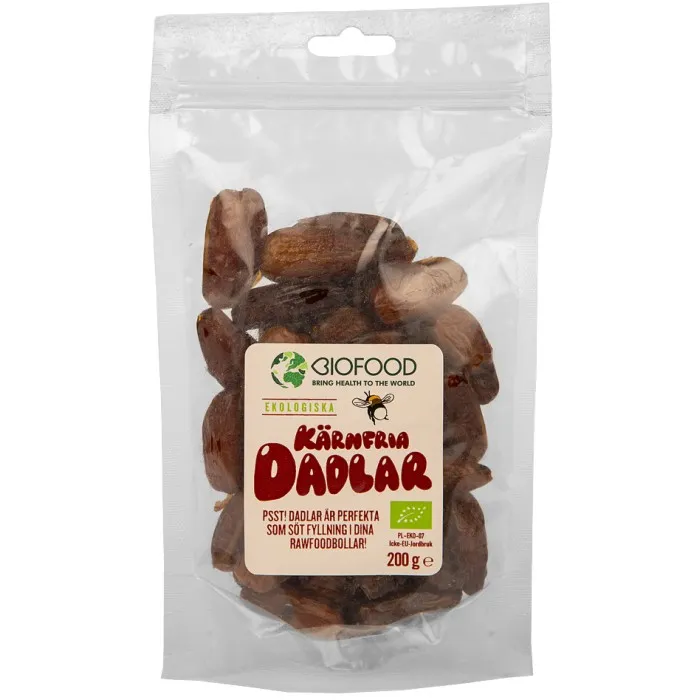 Biofood Dadlar Kärnfria 200 g