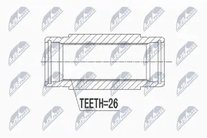Ledsats, drivaxel NTY NWP-CT-001