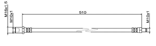 Bromsslang METZGER 4111494