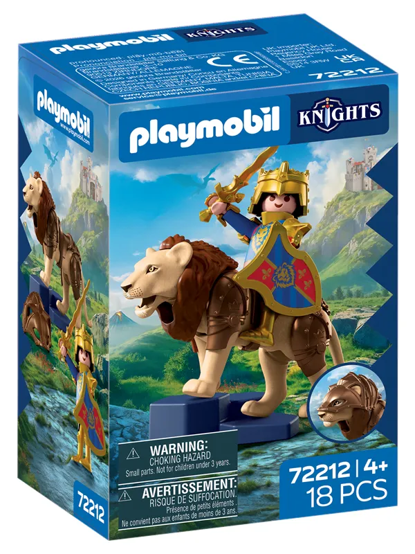 Playmobil Knights 72212 Playmobil Knights Lejon Med Gyllene Riddare
