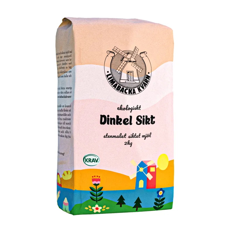Limabacka Kvarn Dinkel Siktat Mjöl 2kg