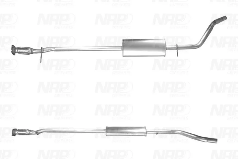 Avgasrör NAP carparts CAC10608