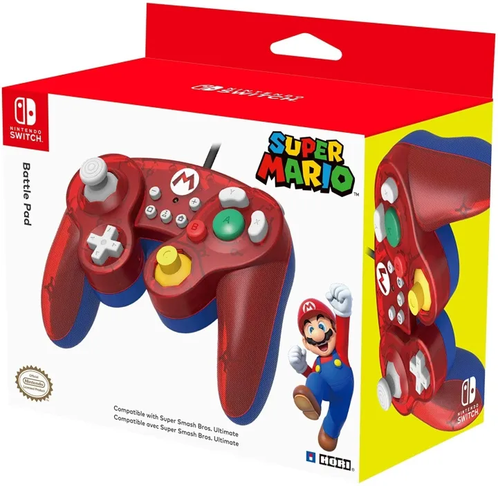 HORI Battle Pad (Mario) – Wired Controller – Nintendo Switch