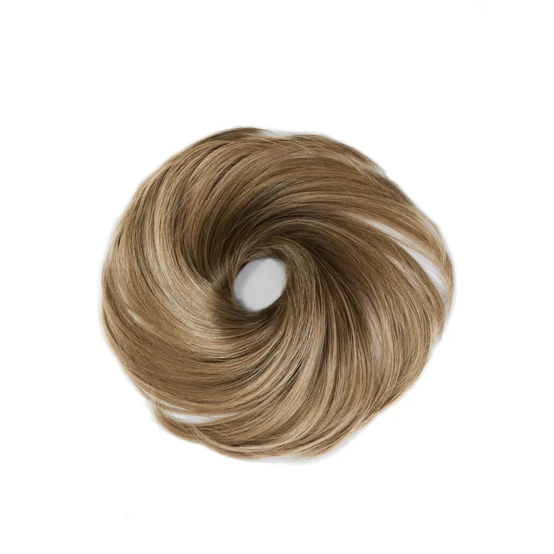Rapunzel of Sweden Vegan Hair Scrunchie 20 cm Brown Ash Blonde Balayage B5.1/7.3