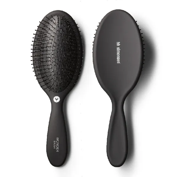 HH Simonsen Hårborste - Wonder Brush - Black