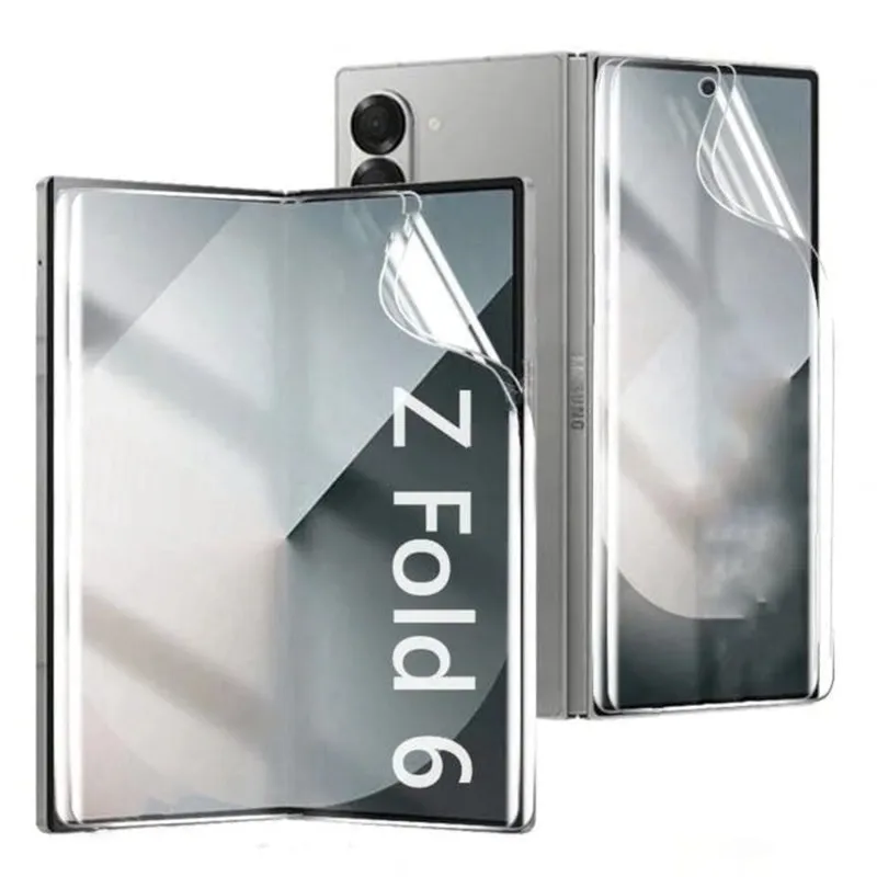 Samsung Galaxy Z Fold 6 Skärmskydd HydroGel Film – 3 Delar
