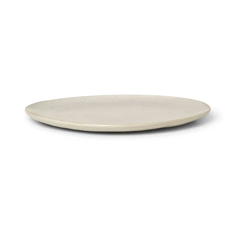 Ferm Living Flow tallrik 22 cm Off-white speckle