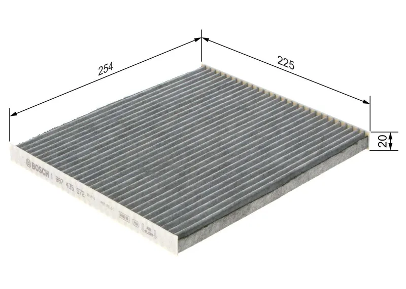 Kupéfilter BOSCH 1 987 435 572