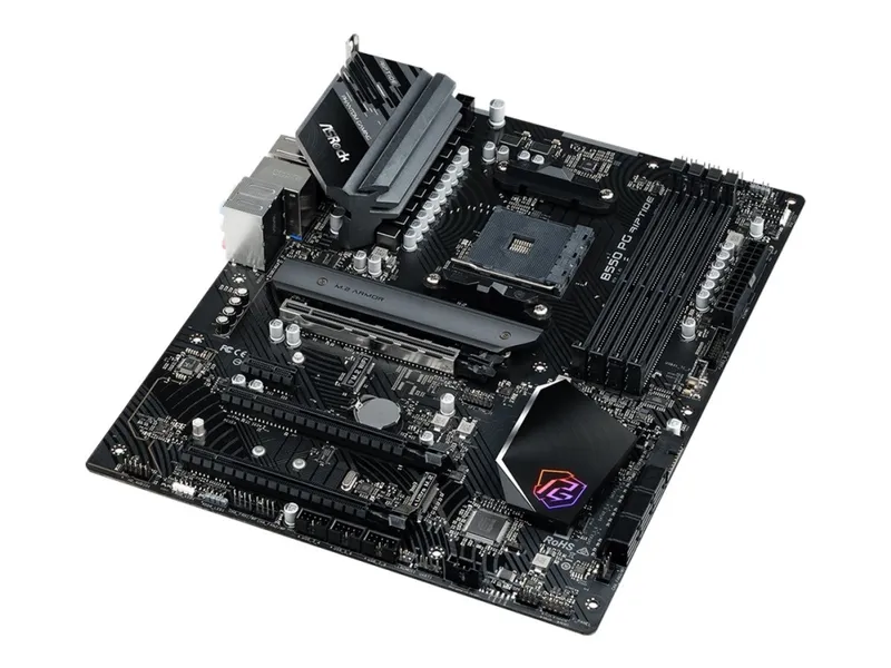 ASRock B550 PG Riptide Moderkort - AMD B550 - AMD AM4 - DDR4 RAM - ATX