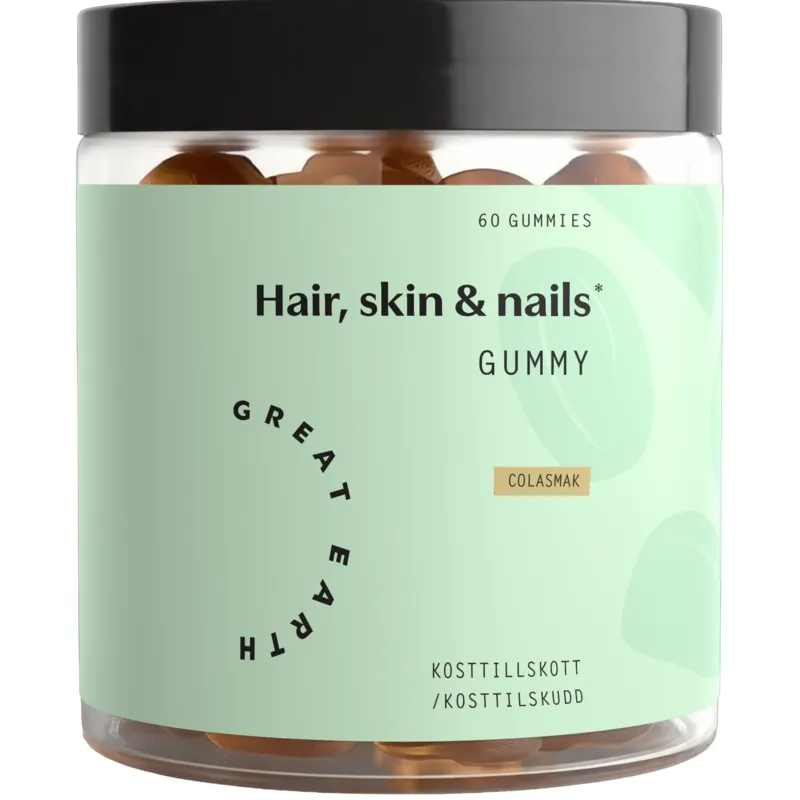 Great Earth Hair, Skin & Nails Gummy 60 gummies