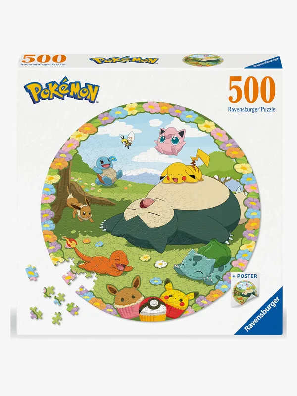 Pussel Blooming Pokémon 500 bitar, Ravensburger