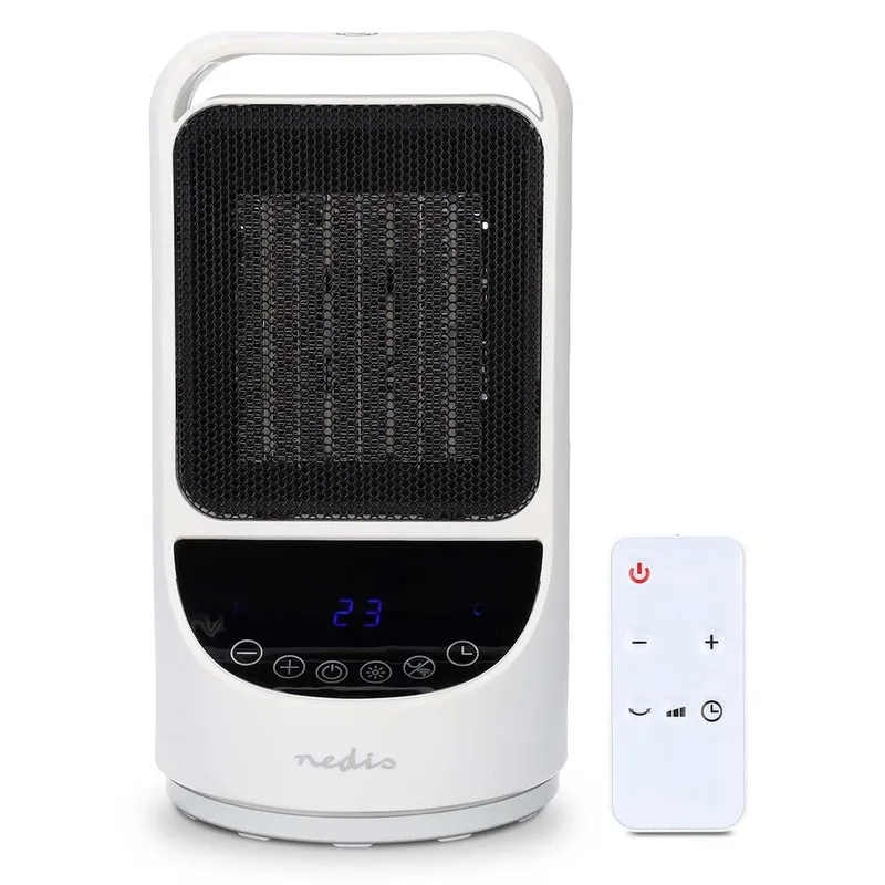 SmartLife Keramisk PTC Fläktvärmare | Wi-Fi | 1500 W | 2 Värmeinställningar | Svängning | Display | 10 – 49 °C | Android™ / IOS