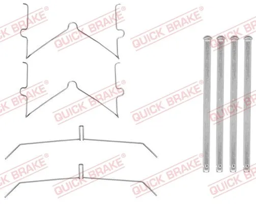 Monteringssats, bromsbelägg QUICK BRAKE 109-0003