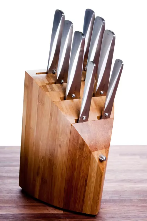 Chroma Knivblock Gummiträ