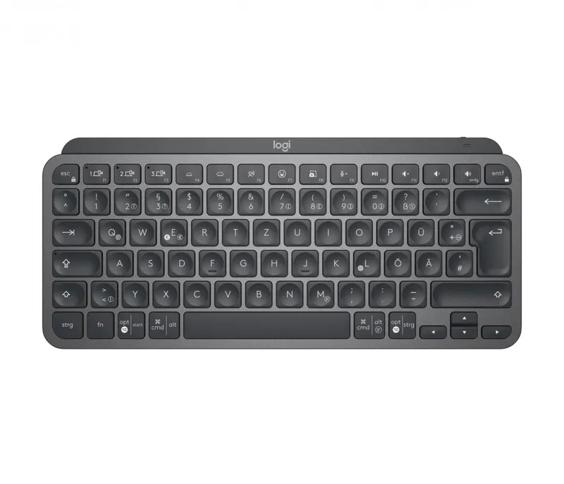 Logitech MX Keys Mini for Business - Tangentbord - Tysk - Svart