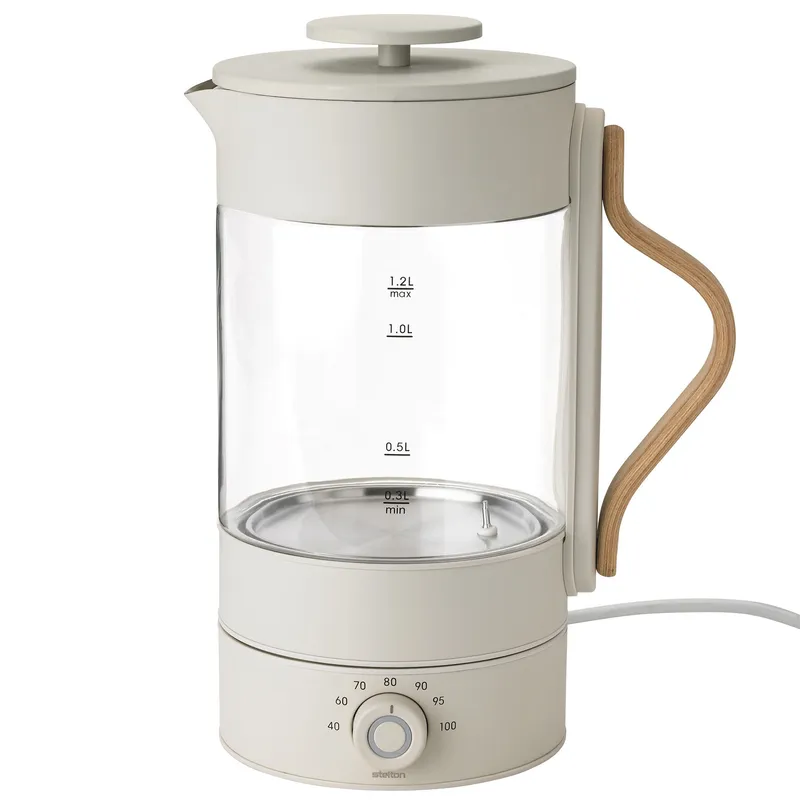 Stelton Emma vattenkokare 1,2 liter, klar/sand