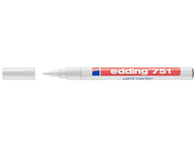 Paintmarker edding 751, vit