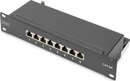 Digitus Dn-91608s-ea Patchpaneler 1u Svart Cat 6a 1u
