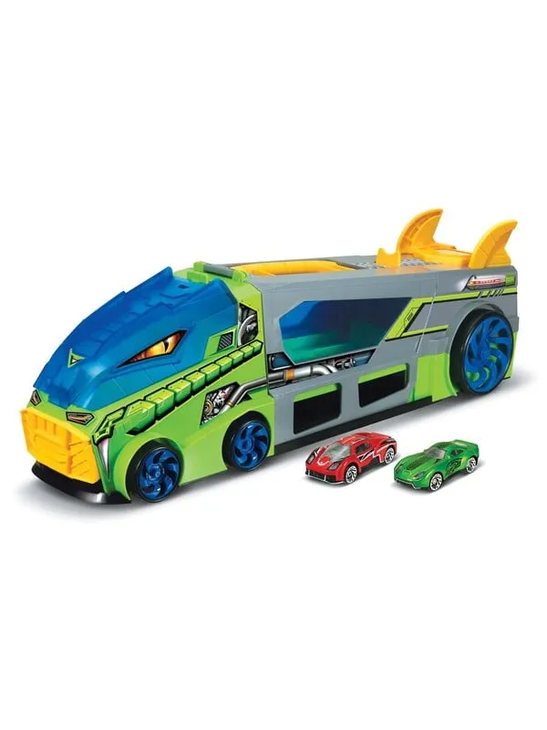 Junior Driver Snake Launcher Truck Med 2 Bilar