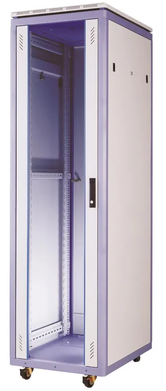 Eurolan 60F-42-8A-08GY Golvskåp 2 glasdörrar 800 x 1000 mm
