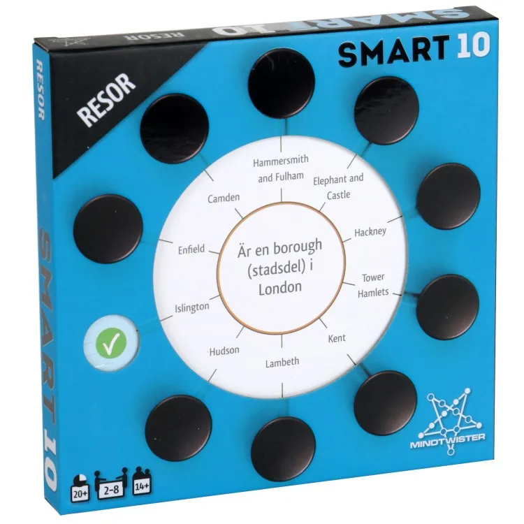 SMART10 Frågekort 3 Resor (SE)