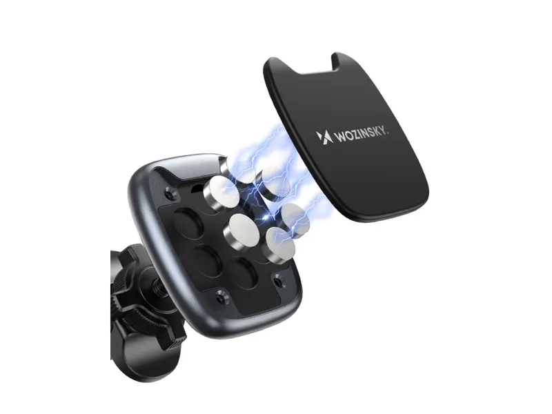 Wozinsky WUMTK holder for magnetic phone for car air vent grille - black