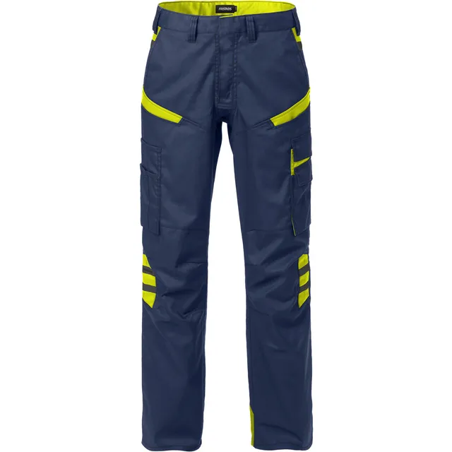 BYXA DAM 2554 STFP MARINBLÅ/VARSEL GUL STL 40 | Beijerbygg Byggmaterial
