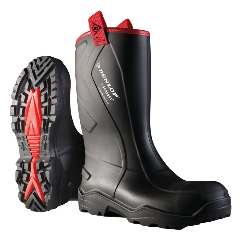 Dunlop Purofort+ Rugged Skyddsstövel svart, S5 49