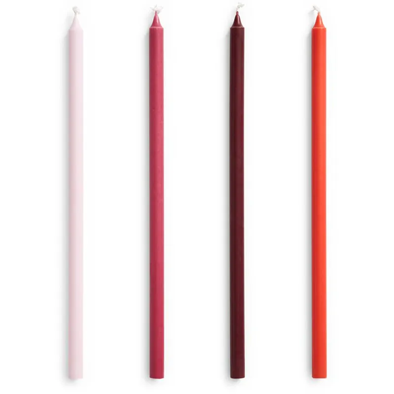 Hay Smala kronljus 4-pack, rosa/röd