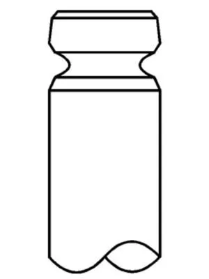 Avgasventil MAHLE 039 VA 31047 100