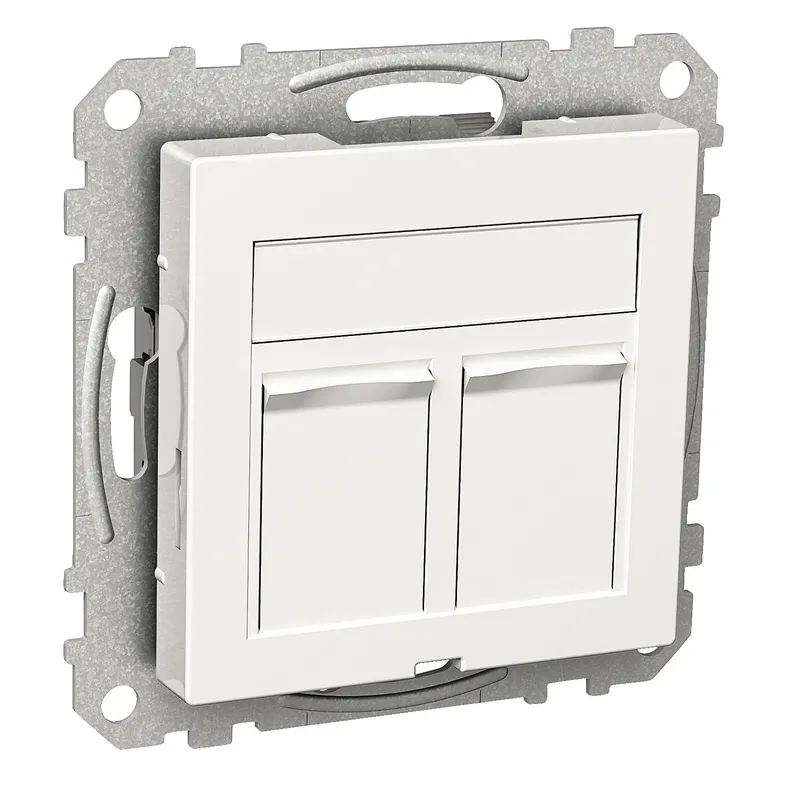 Schneider Electric Actassi WDE002434 Centrumplatta 2 kopplingar Plan