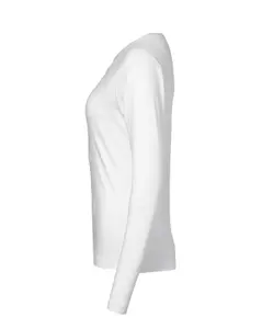 ID Interlock T-shirt, Långärmad Vit
