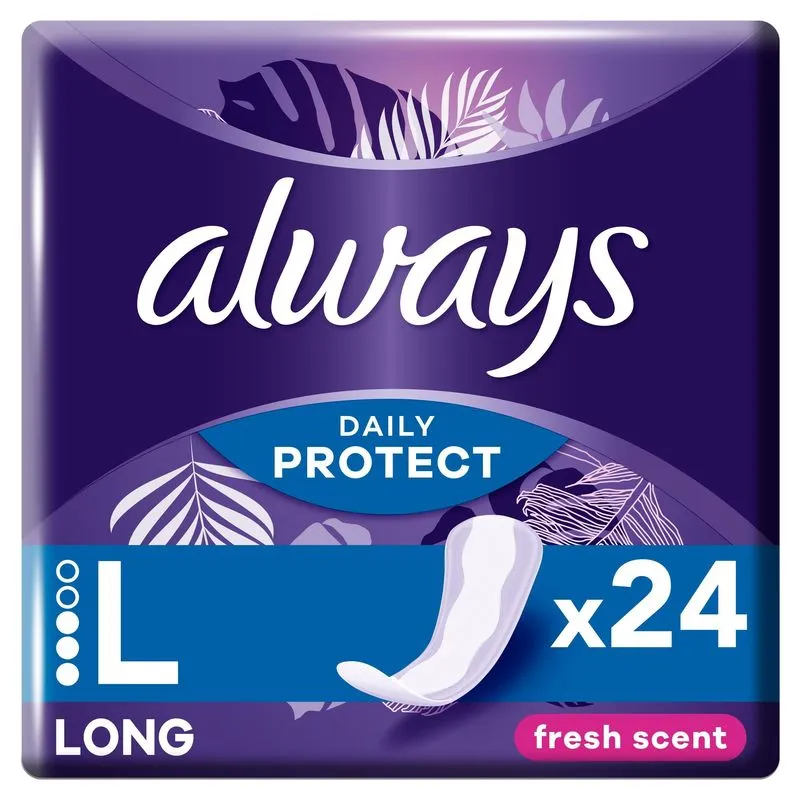 Always Daily Protect Long Trosskydd Med Fräsch Doft 24 st