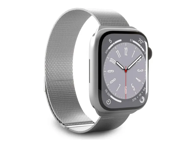 Puro Apple Watch (38/40/41mm) Armband Stainless Steel - Silver